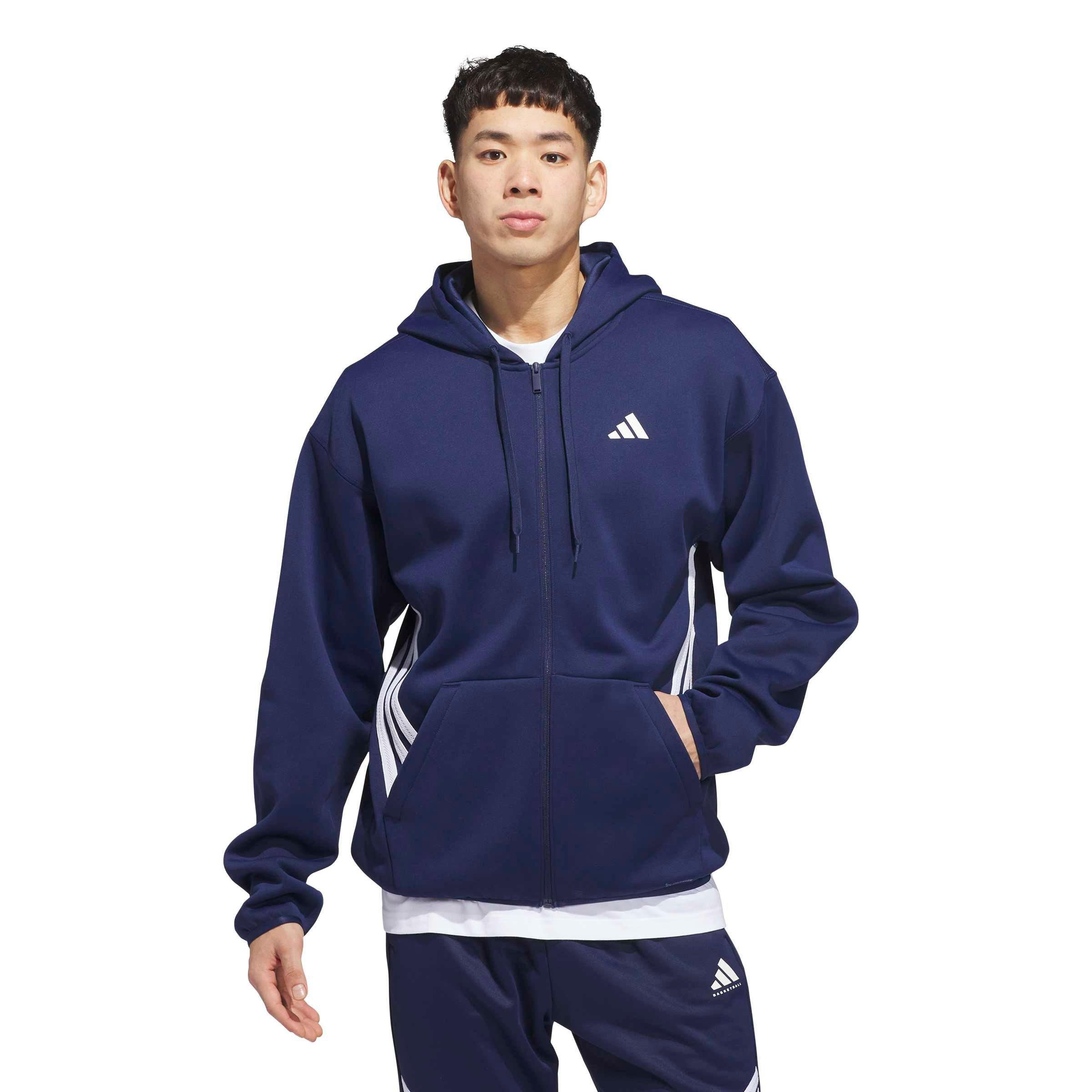 adidas Men's Crazy Warm Full-Zip Jacket - Navy - NAVY